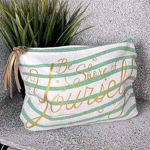 Coastal Cosmetic Carry-All Bag Ganz Be Shore of Yourself Makeup Travel